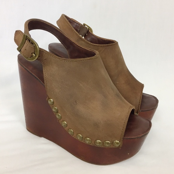 Jeffrey Campbell Shoes - Jeffrey Campbell Snick Wood Platform Wedge 6 M